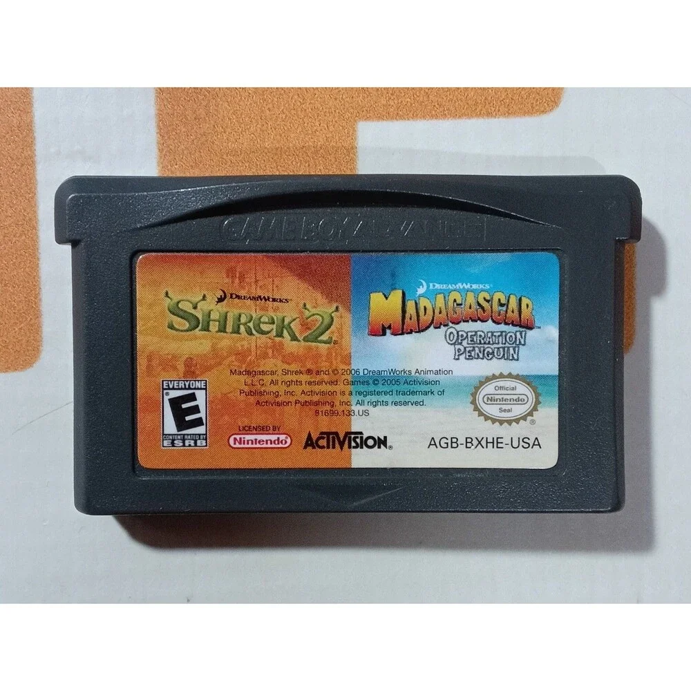 Shrek 2/Madagascar (Game Boy Advance)